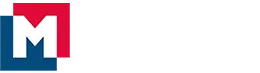ME logo with red and blue colors